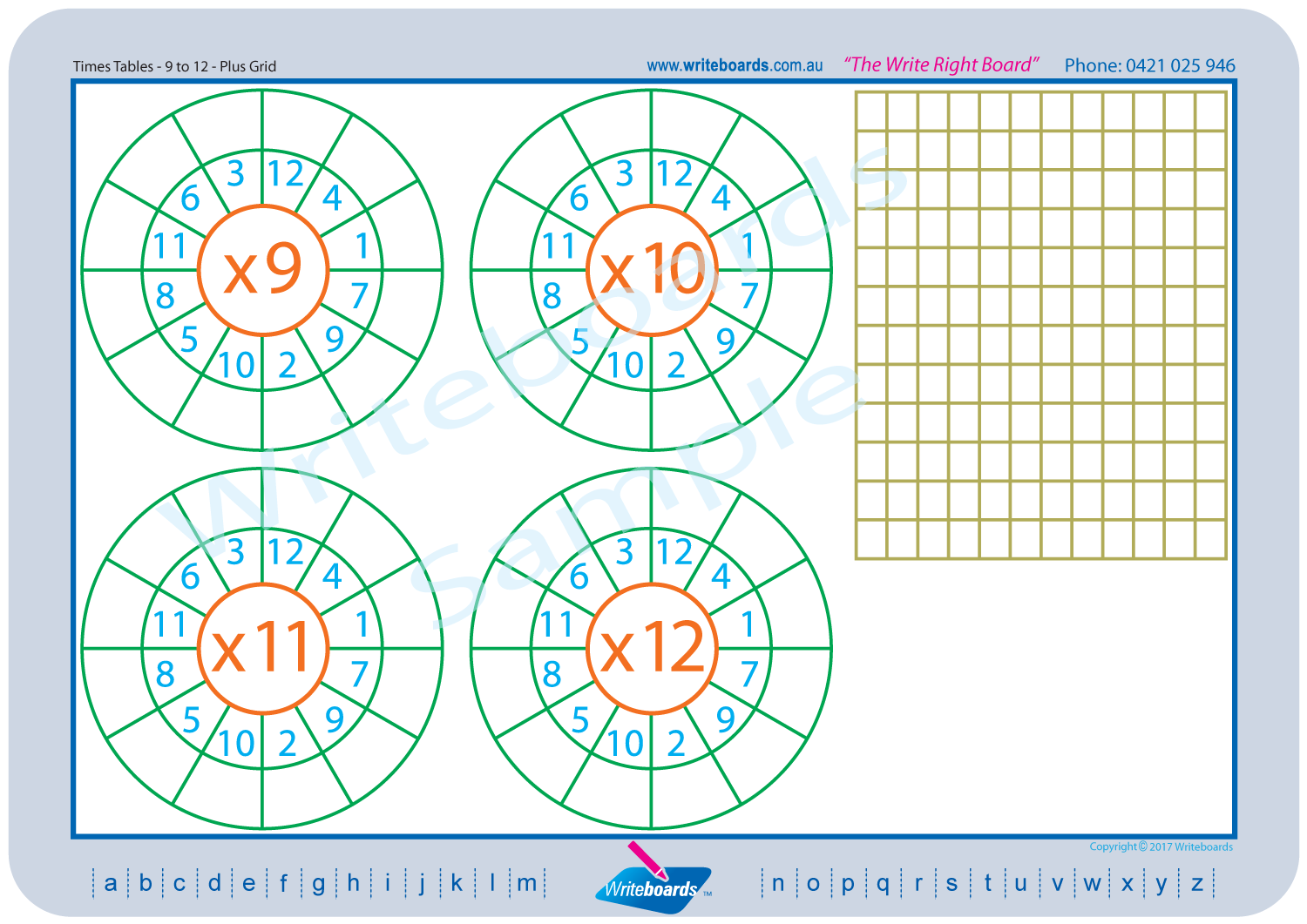 Teach your child MATHS the EASY WAY using colour coding and a grid