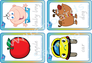 Free Flashcards come with our Alphabet Busy Book for VIC - NT & WA Handwriting