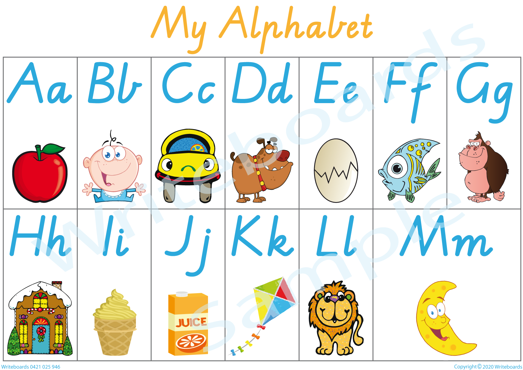 VIC Modern Cursive Font Alphabet Busy Book includes Fun Posters – Flashcards & activities