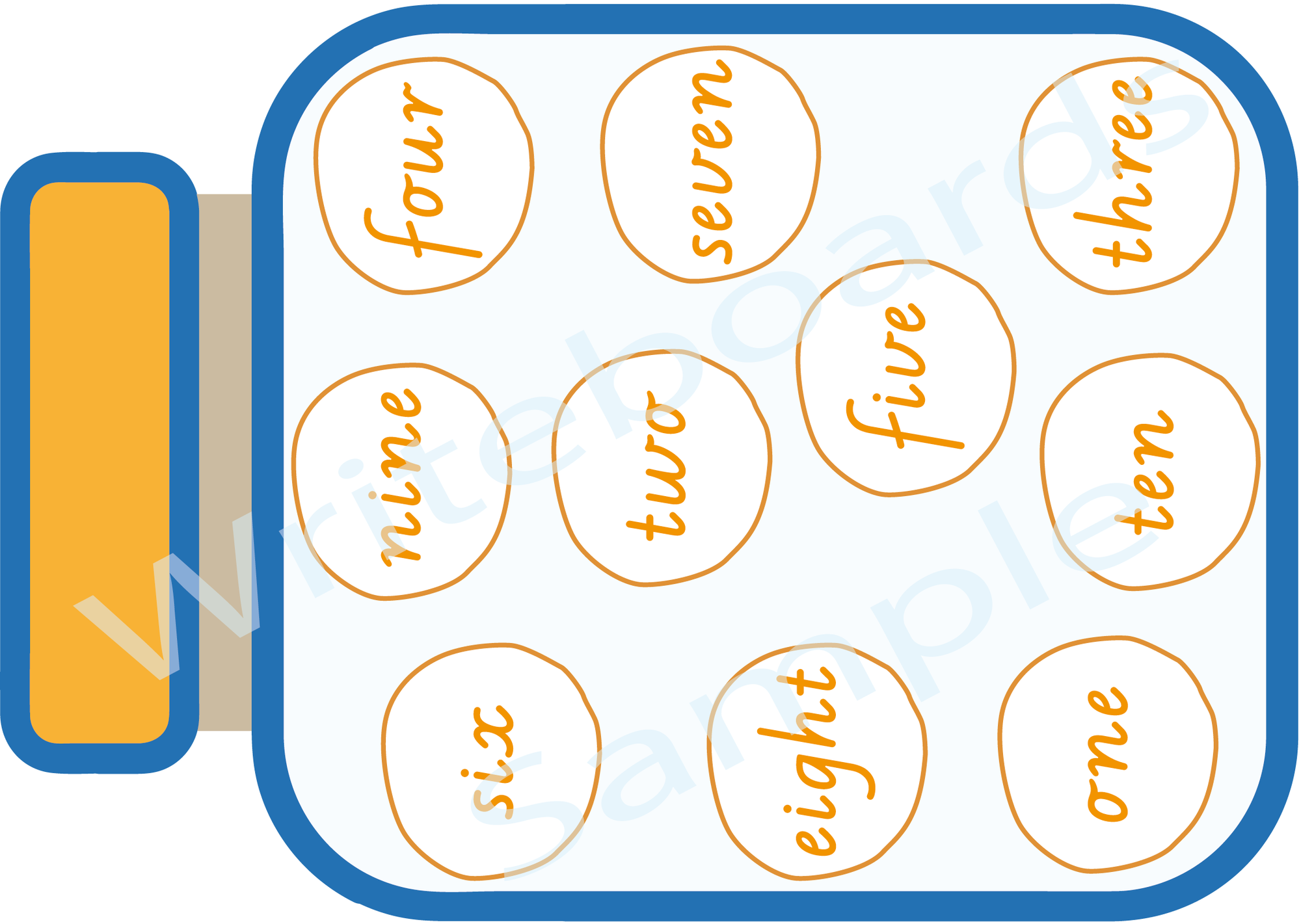 VIC Modern Cursive Counting Busy Book featuring 21 pages including flashcards and games to learn counting