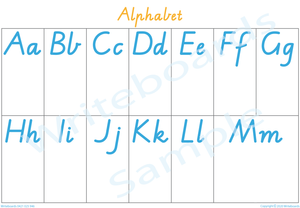 Busy Book Alphabet Pages for VIC/WA & NT Handwriting, Your Child has to add the Pictures
