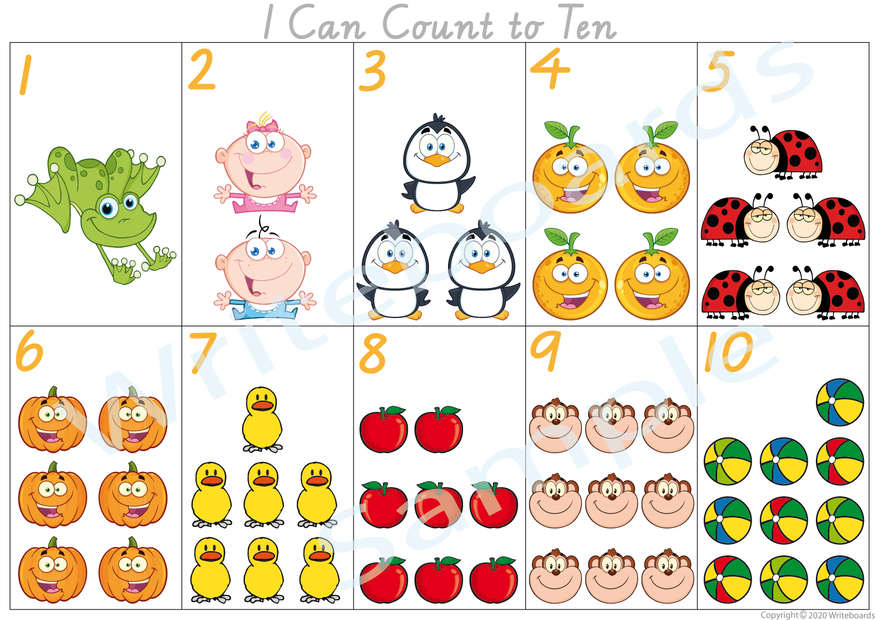 Teach your child numbers with our VIC Modern Cursive Font Busy Book with posters and flashcards