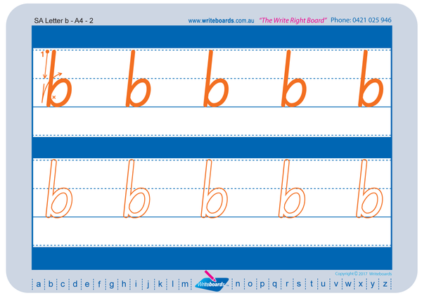 Sa Font Free SA Modern Cursive Font Handwriting Worksheets for Parents ...