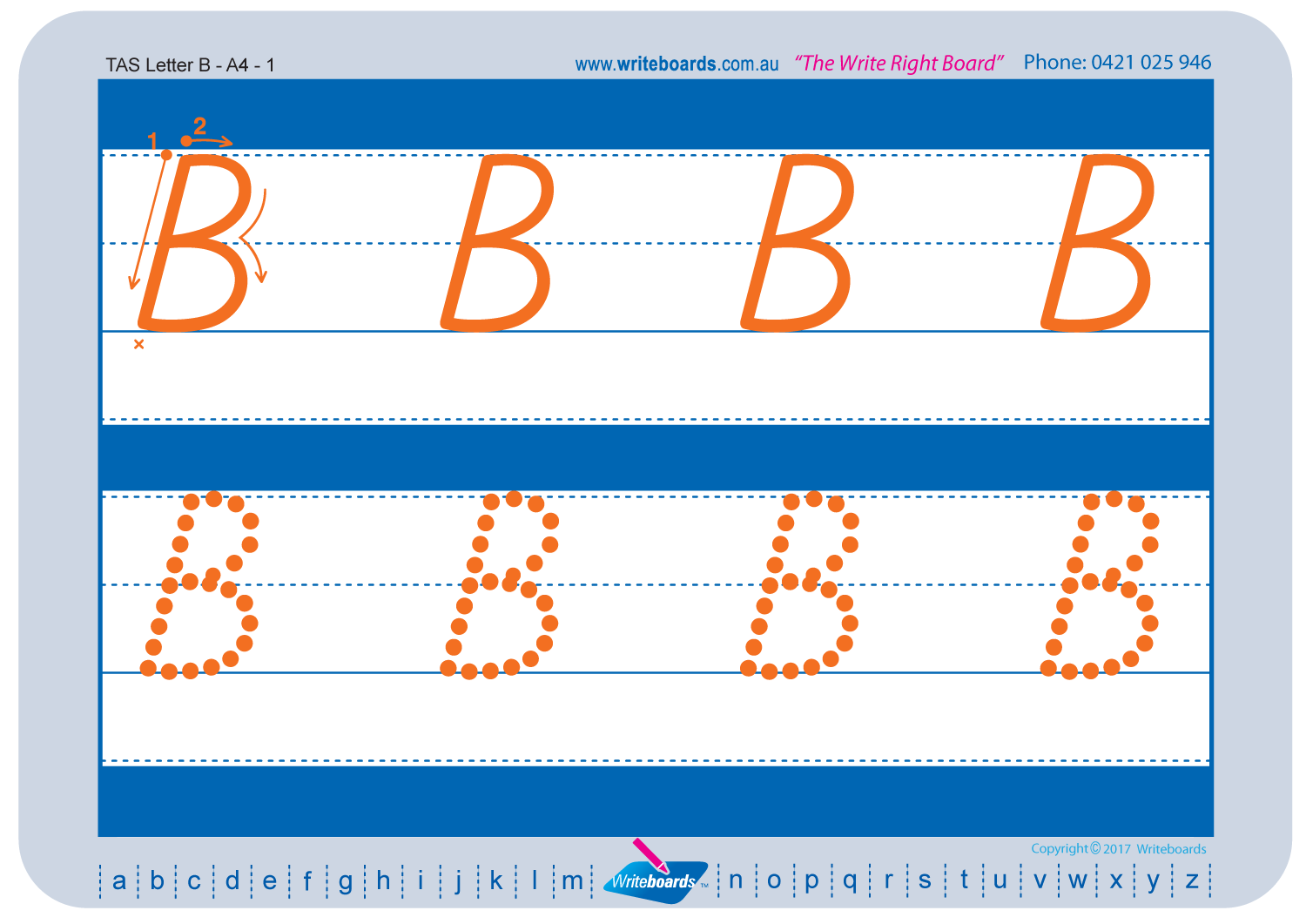 TAS Childcare uppercase alphabet tracing worksheets for school readiness, TAS resources for Childcare