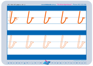 Free VIC Modern Cursive Font Alphabet worksheets, Free VIC and WA Handwriting Worksheets for Your Child