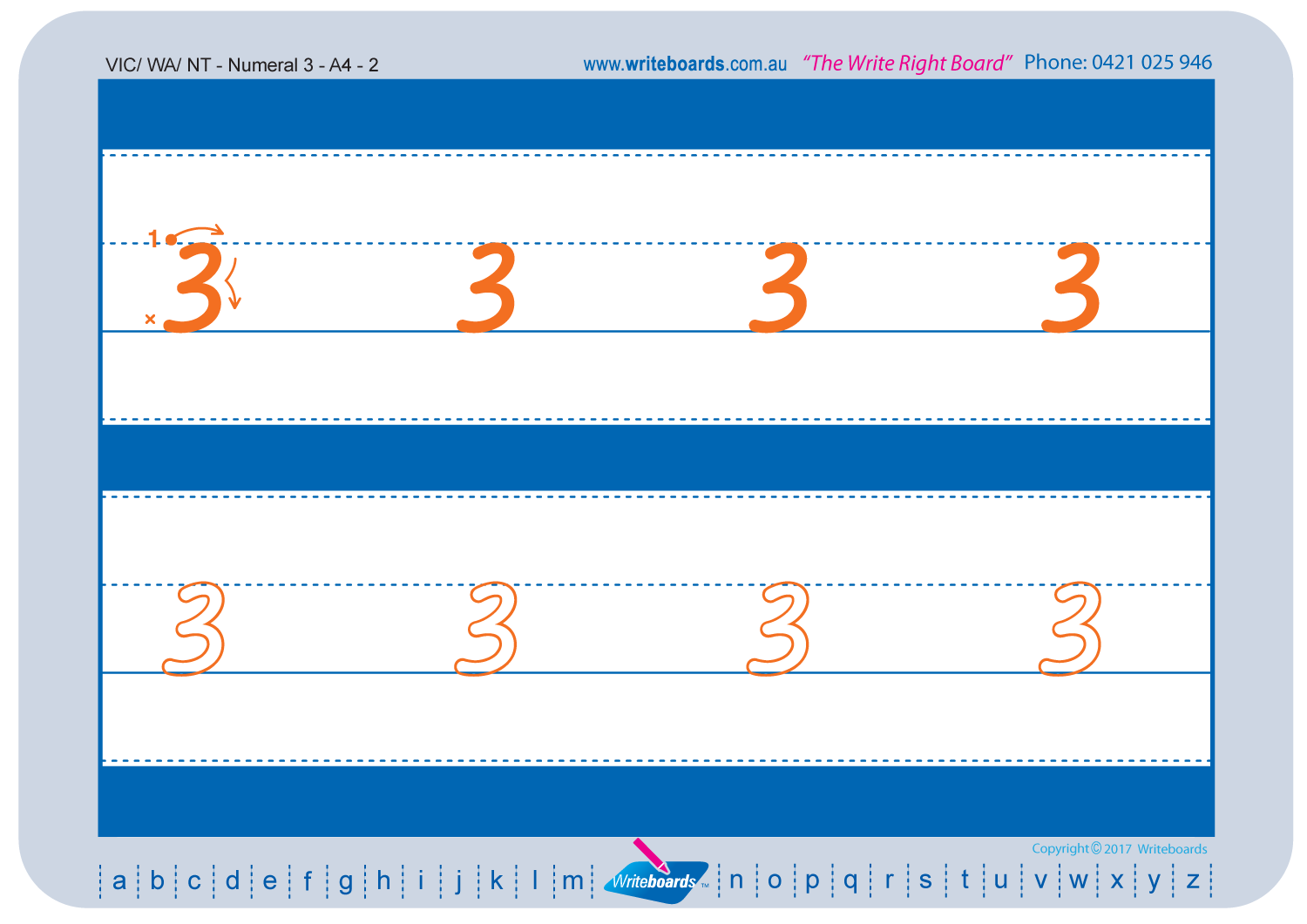VIC Prep Worksheets, VIC School Beginner Worksheets, VIC Alphabet and Number Worksheets, VIC Handwriting Worksheets