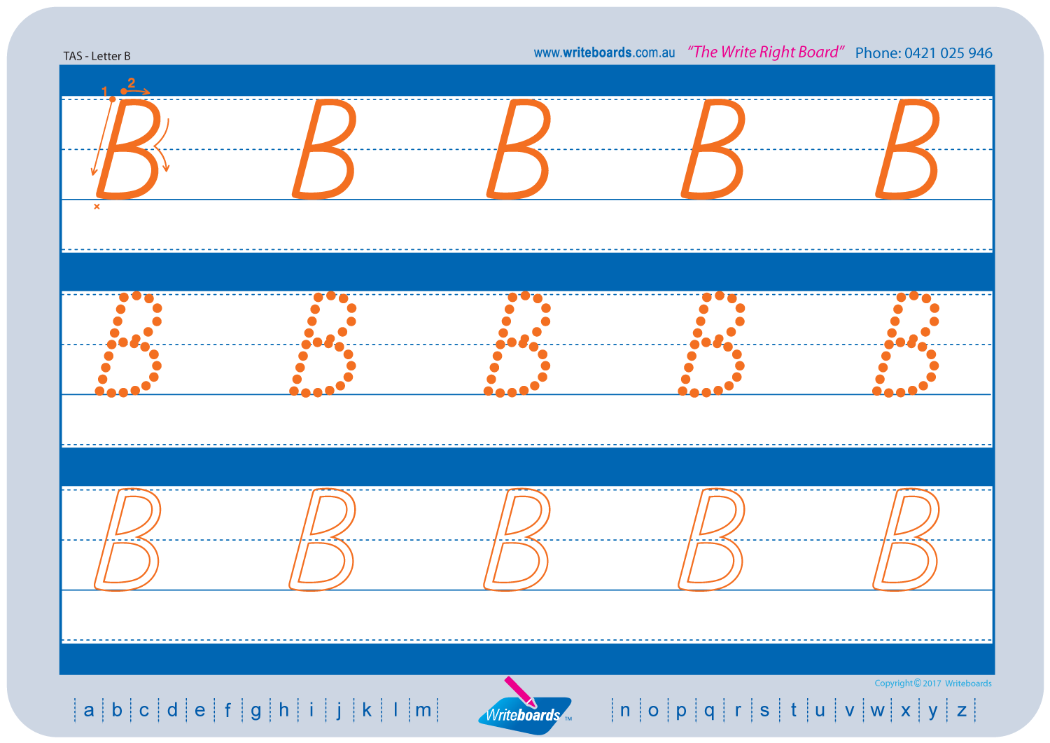 Download TAS Modern Cursive Font Alphabet & Number Worksheets for Teachers - includes 62 guided pages