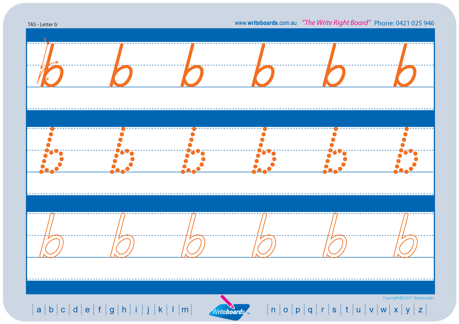 Download TAS Modern Cursive Font Alphabet & Number Worksheets for Teachers - includes 62 guided pages