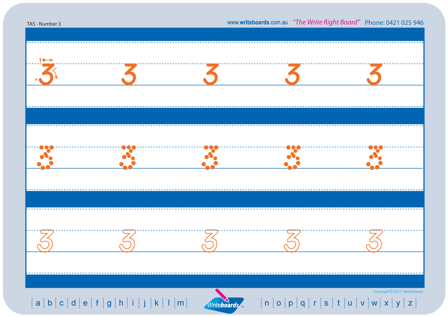 Download TAS Modern Cursive Font Alphabet & Number Worksheets for Teachers - includes 62 guided pages