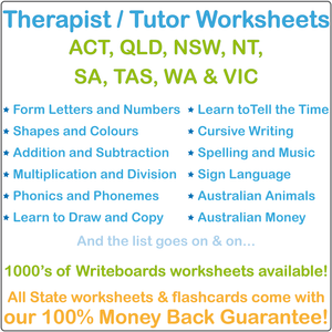 Worksheets for Occupational Therapists and Tutors