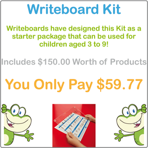 Writing board for Kids that comes with Free Worksheets and hundreds of Free worksheets and accessories