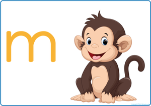 Animal Phonic Posters, Zoo Phonic Posters, Animal Posters, Animal Phonics, Zoo Phonics, Monkey Poster, Monkey Picture